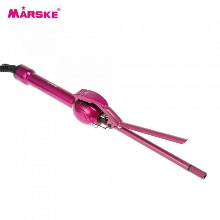 MARSKE LCD Curling Iron Wand Stick Hair Curler Cer