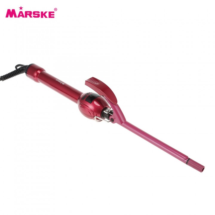 MARSKE LCD Curling Iron Wand Stick Hair Curler Cer