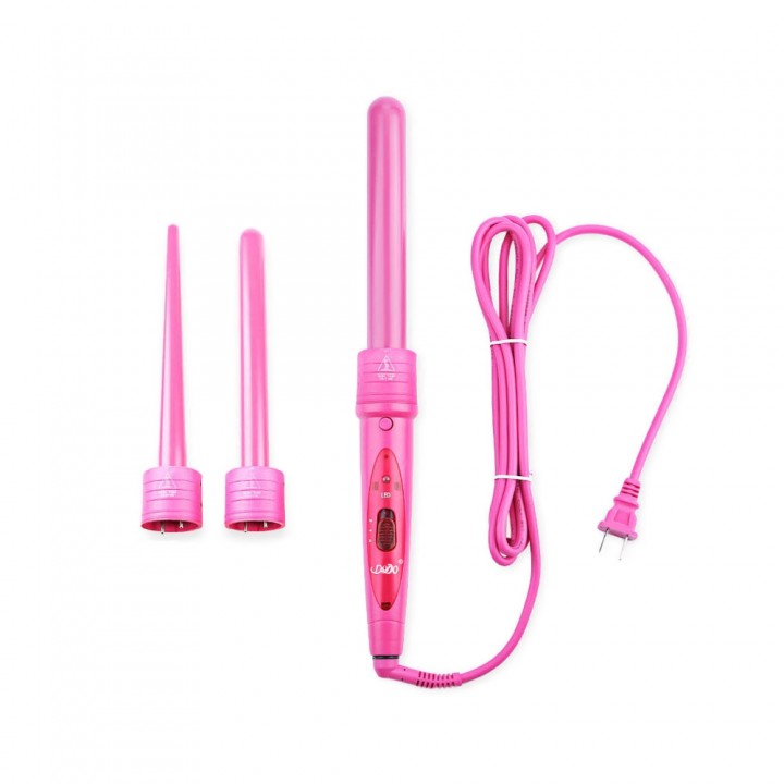 Magic Curling Wand Interchangeable 3 Parts Clip Ir