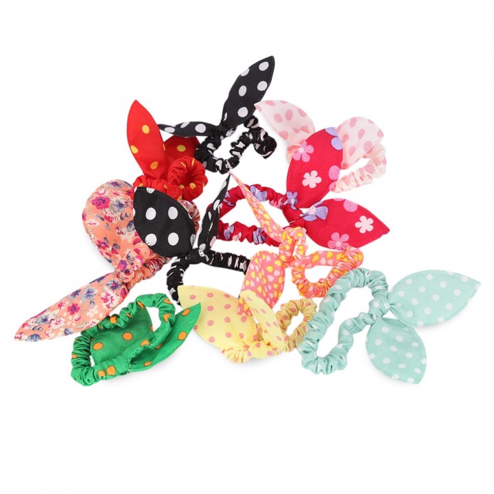 Fashion 10pcs Hair Tie Band Ponytail Holder Elasti