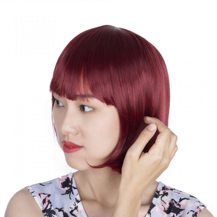 32cm Short Straight Sexy Ladies BOB Synthetic Hair