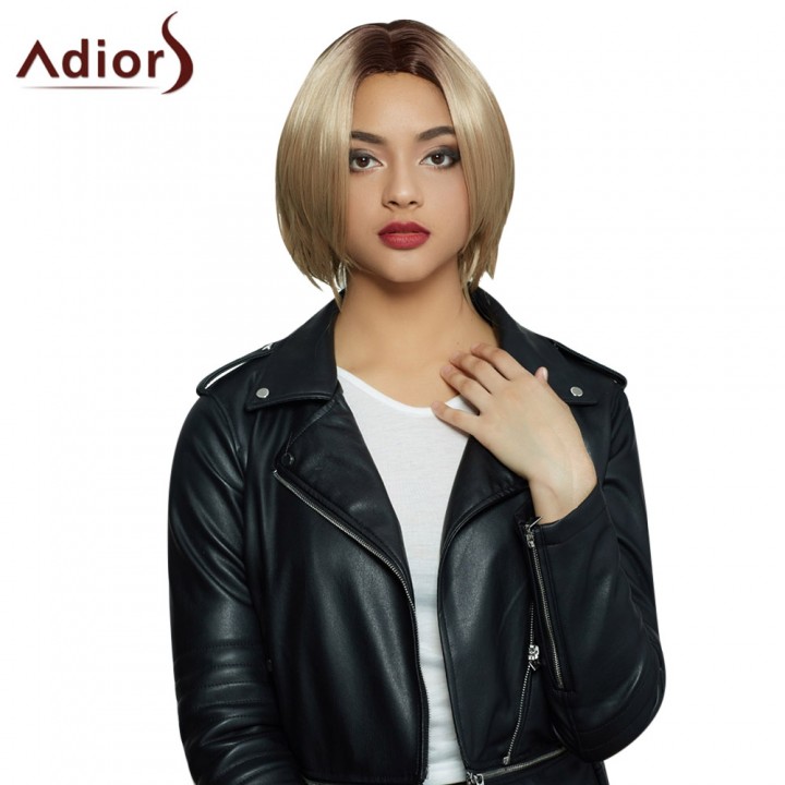 Adiors Hair Short Layered Straight Synthetic Wig