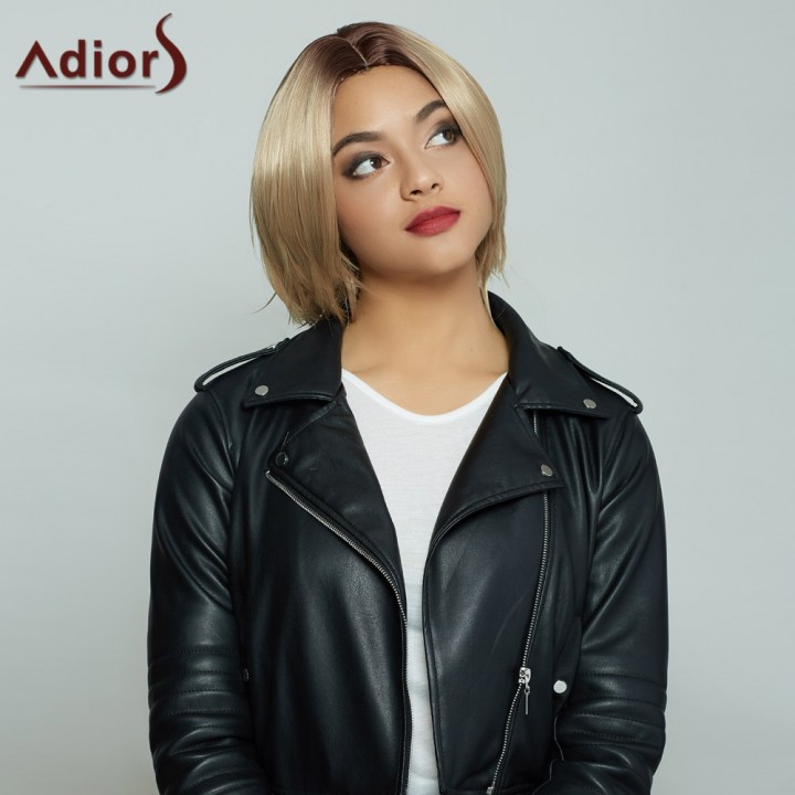 Adiors Hair Short Layered Straight Synthetic Wig