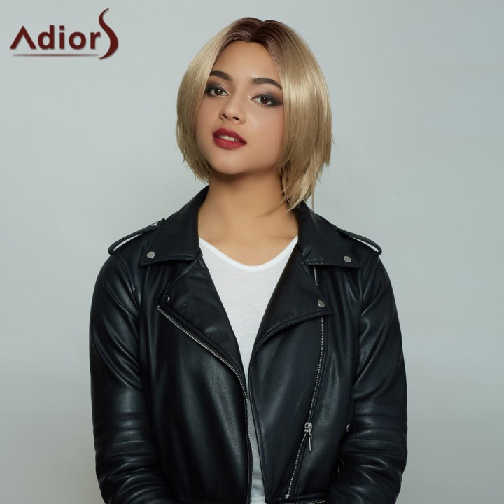 Adiors Hair Short Layered Straight Synthetic Wig