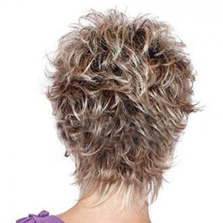 Fashionable Lady Gradient Short Wig