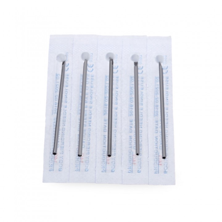 Pro Body Piercing Tool Kit Ear Nose Navel Ring Pun