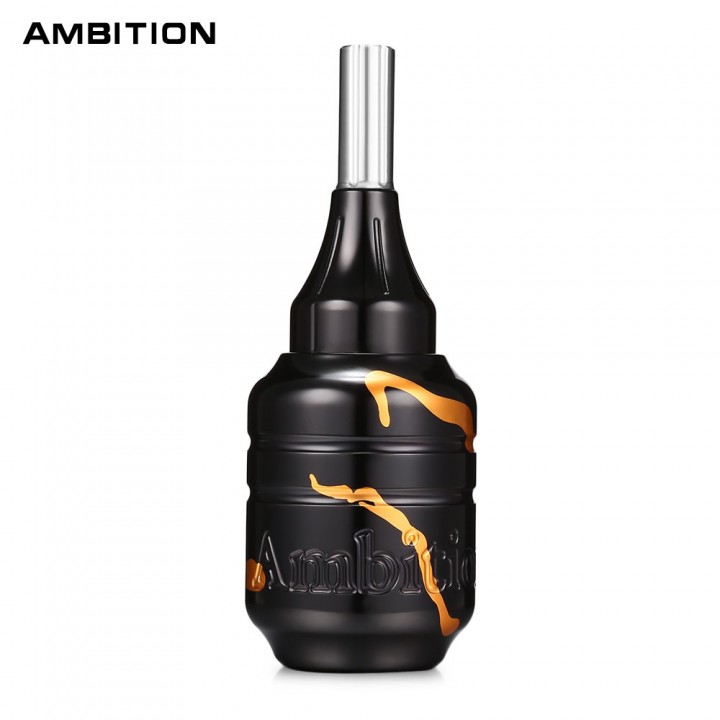 AMBITION 32MM Tattoo Grip CNC Camouflage Space Alu