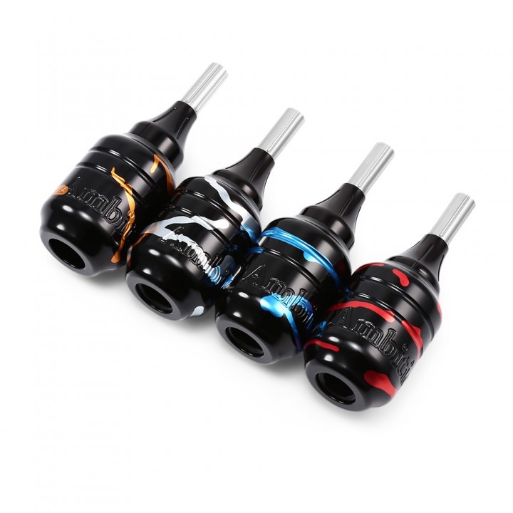 AMBITION 32MM Tattoo Grip CNC Camouflage Space Alu