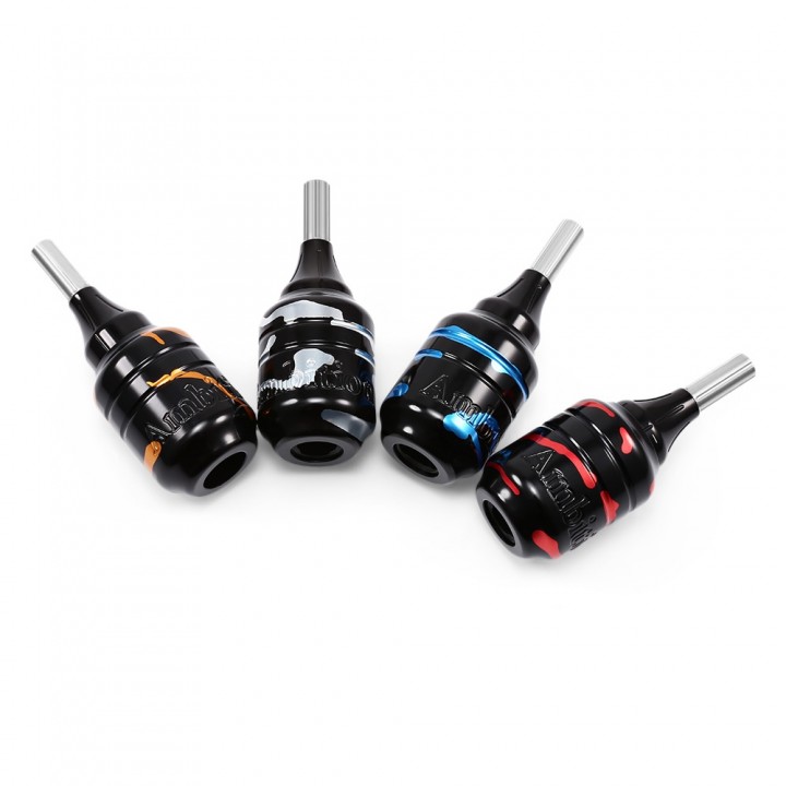 AMBITION 32MM Tattoo Grip CNC Camouflage Space Alu