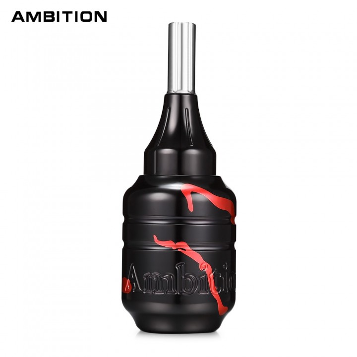 AMBITION 32MM Tattoo Grip CNC Camouflage Space Alu