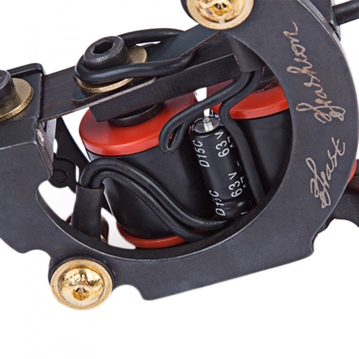 Professional Cast Iron Tattoo Machine Gun 10 Wraps