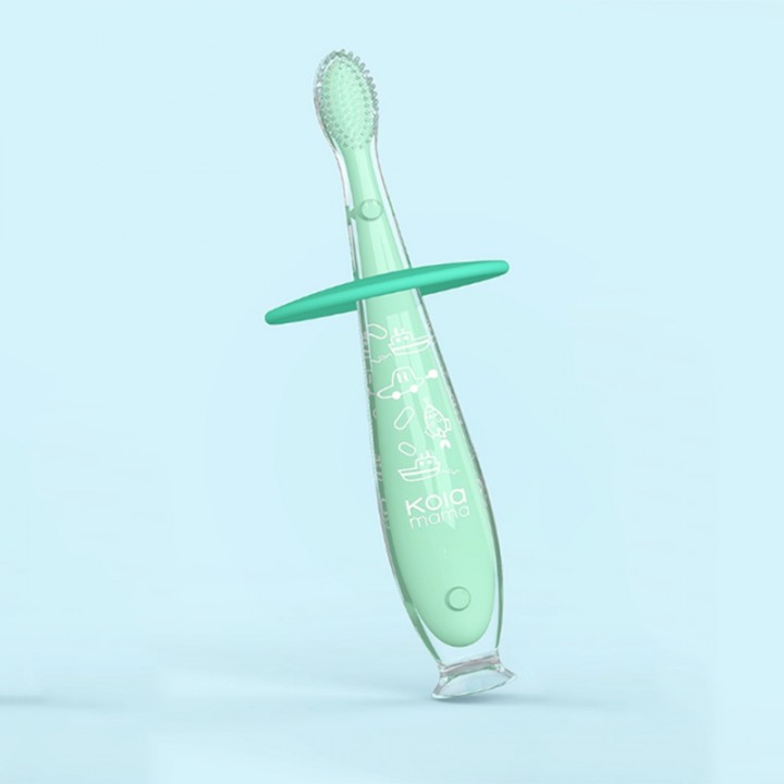 2-in-1 Baby Pacifier-grade Silicone Toothbrush Tee