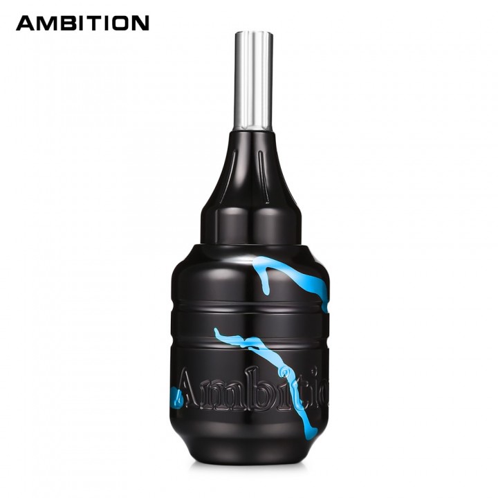 AMBITION 32MM Tattoo Grip CNC Camouflage Space Alu