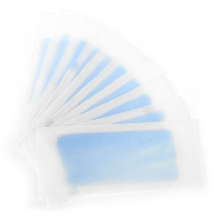 10pcs Hair Removal Double Sided Cold Wax Strips Pa