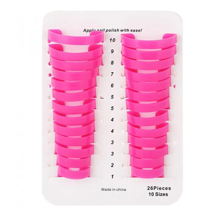 Women Manicure Gel Model Clip Gradient Print Nail