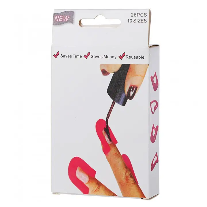 Women Manicure Gel Model Clip Gradient Print Nail