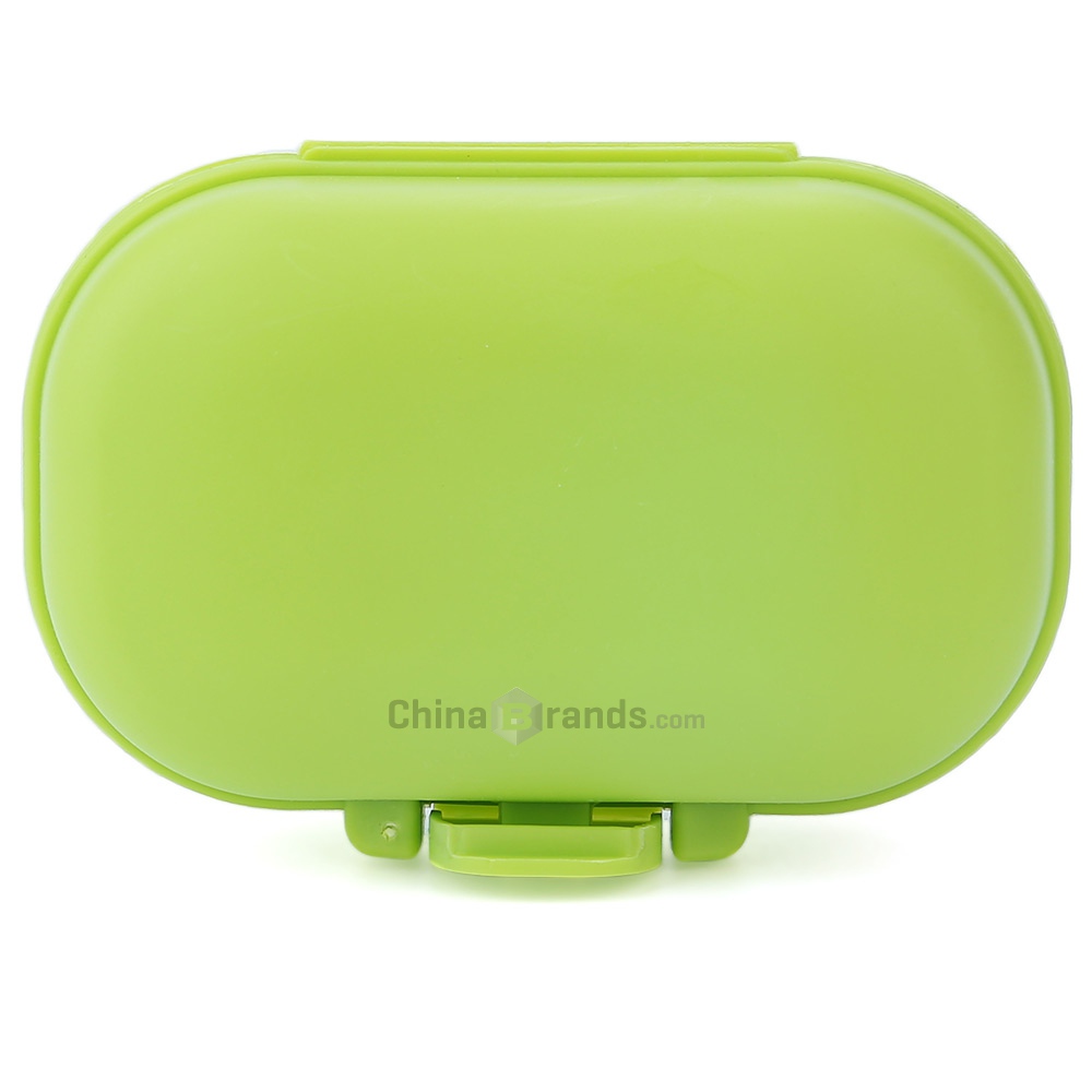 Cute Mini 4 Slots Portable Medical Pill Case Drug