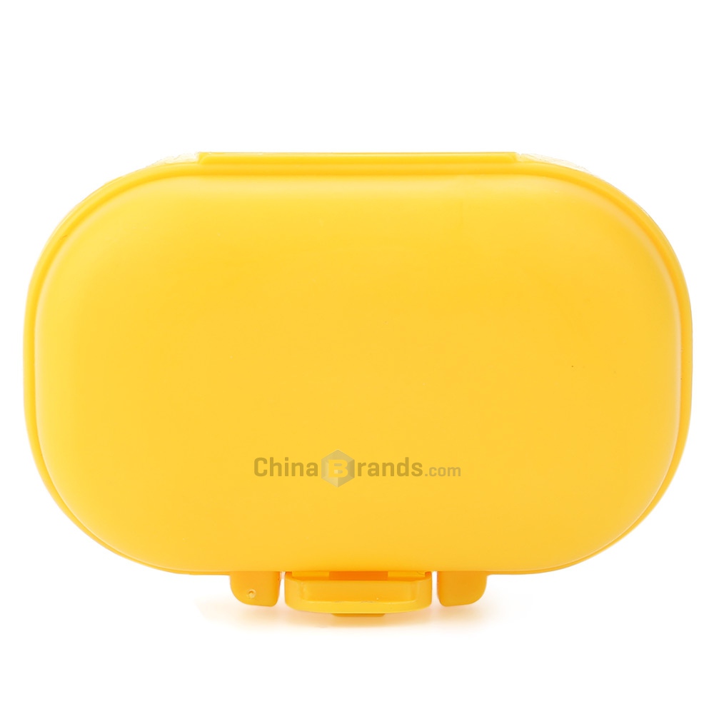 Cute Mini 4 Slots Portable Medical Pill Case Drug