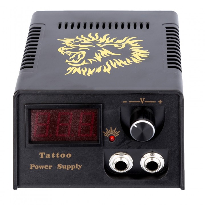 Complete Tattoo Kit Power Supply Tips 2 Machine Gu