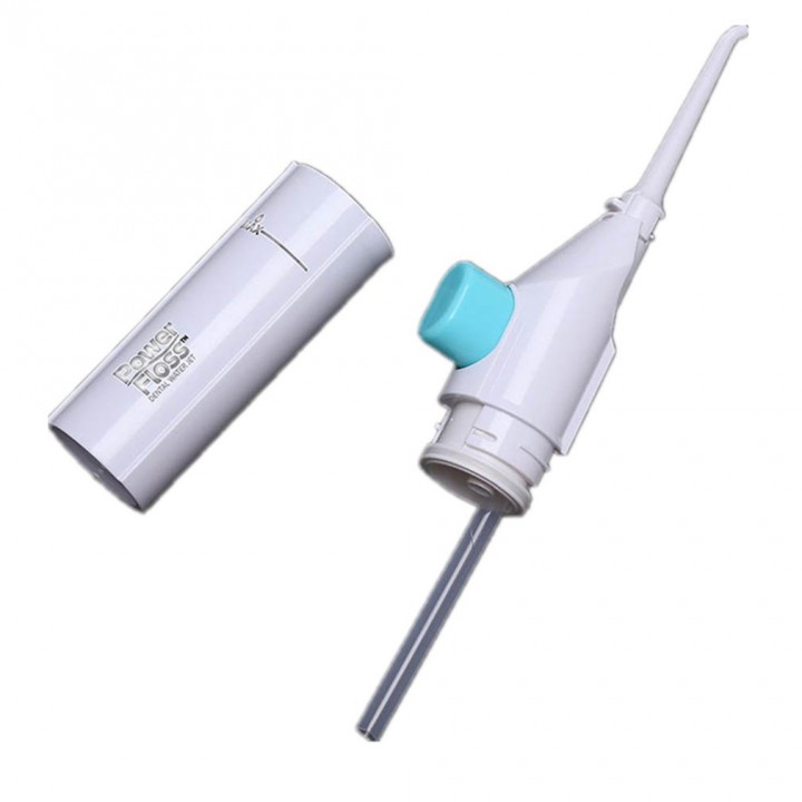 Portable Power Floss Dental Water Jet Irrigator Manual Dental Whitening Kit