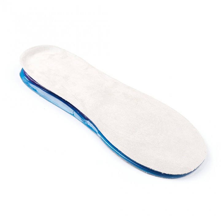 Elastic Silicon Gel Insoles Shock Absorption Running Sport Cushioning Insoles