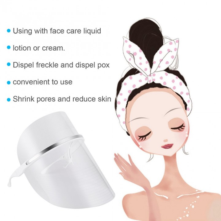 Magic 2 Colors LED Mask USB Beauty Instrument Phototherapy Face Care Mask