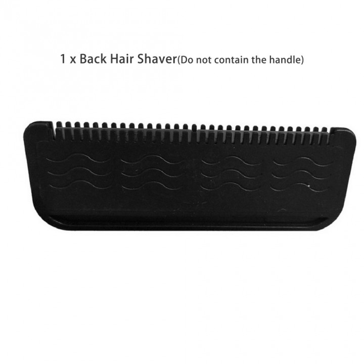 Manual Back Hair Shaver Stainless Steel Blade Pain-Free Hair Remover Razor