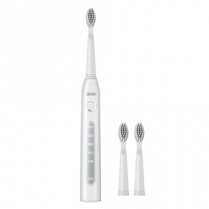 Seago SG-507 USB Rechargeable Electric Toothbrush Adult Waterproof Deep Clean