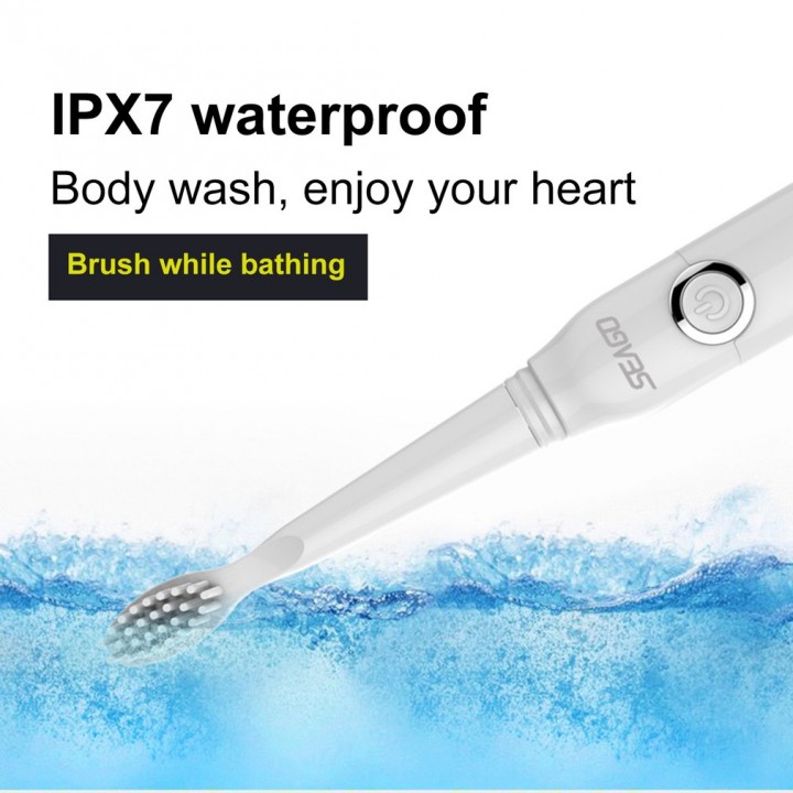 Seago SG-507 USB Rechargeable Electric Toothbrush Adult Waterproof Deep Clean