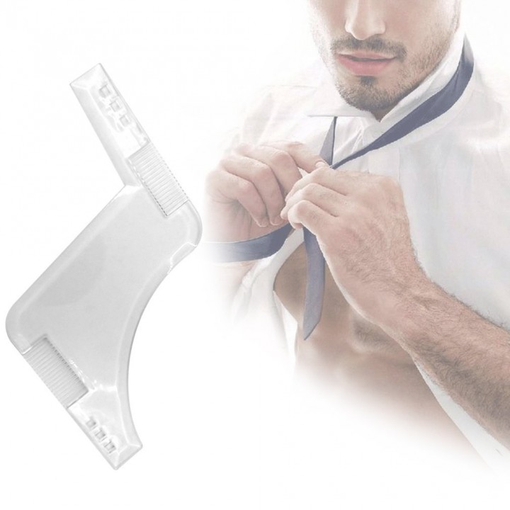 Practical Double Sided Men Beard Shaping Styling Template Hair Beard Trim Comb