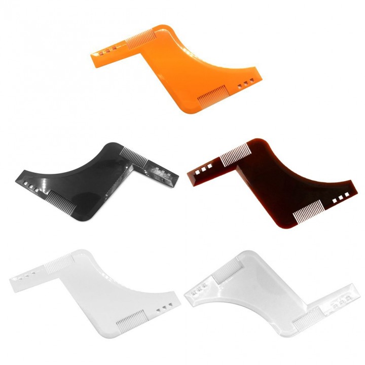 Practical Double Sided Men Beard Shaping Styling Template Hair Beard Trim Comb