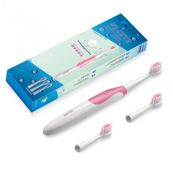 Seago SG-906 Sonic Electric Toothbrush Waterproof IPX7 for Adult Oral Care