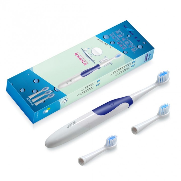 Seago SG-906 Sonic Electric Toothbrush Waterproof IPX7 for Adult Oral Care