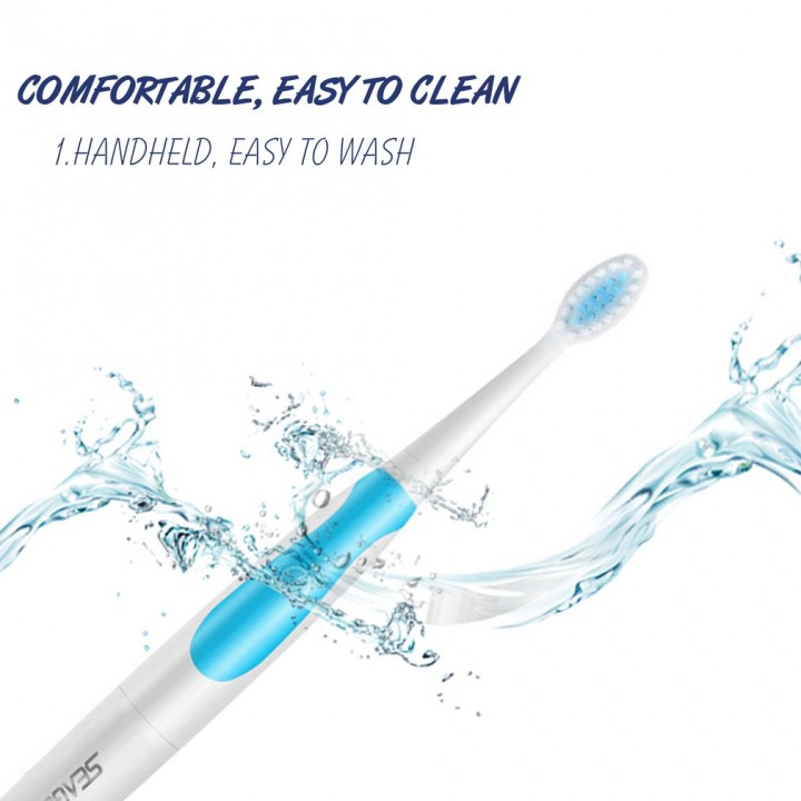 Seago SG-906 Sonic Electric Toothbrush Waterproof IPX7 for Adult Oral Care