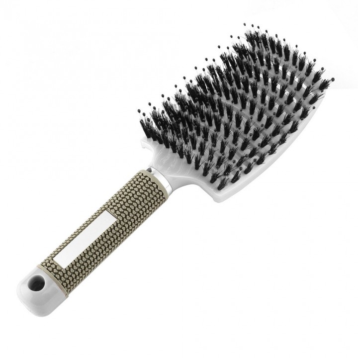 Hair Scalp Massage Comb Bristle &amp; Nylon Hairbrush Wet Curly Hair Styling Tool