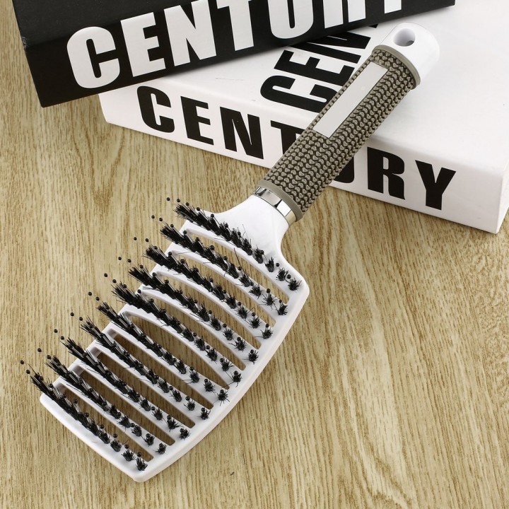 Hair Scalp Massage Comb Bristle &amp; Nylon Hairbrush Wet Curly Hair Styling Tool
