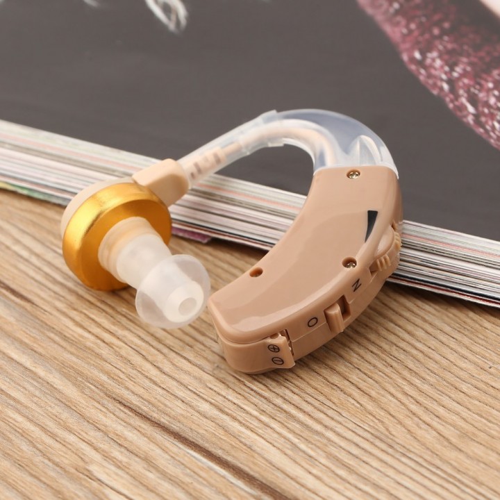 Ear Hearing Aid Kit Adjustable Behind Ear Sound Amplifier Sound Enhancer F-136