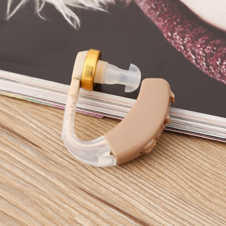 Ear Hearing Aid Kit Adjustable Behind Ear Sound Amplifier Sound Enhancer F-136