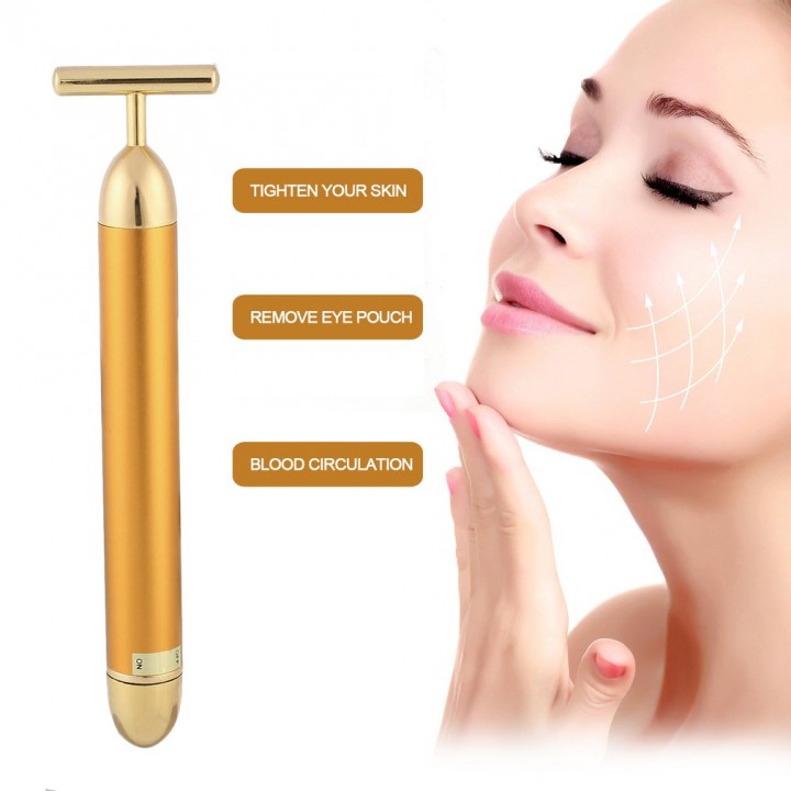 Energy Beauty Tool T Type Facial Beauty Care Vibration Face Beauty Massager