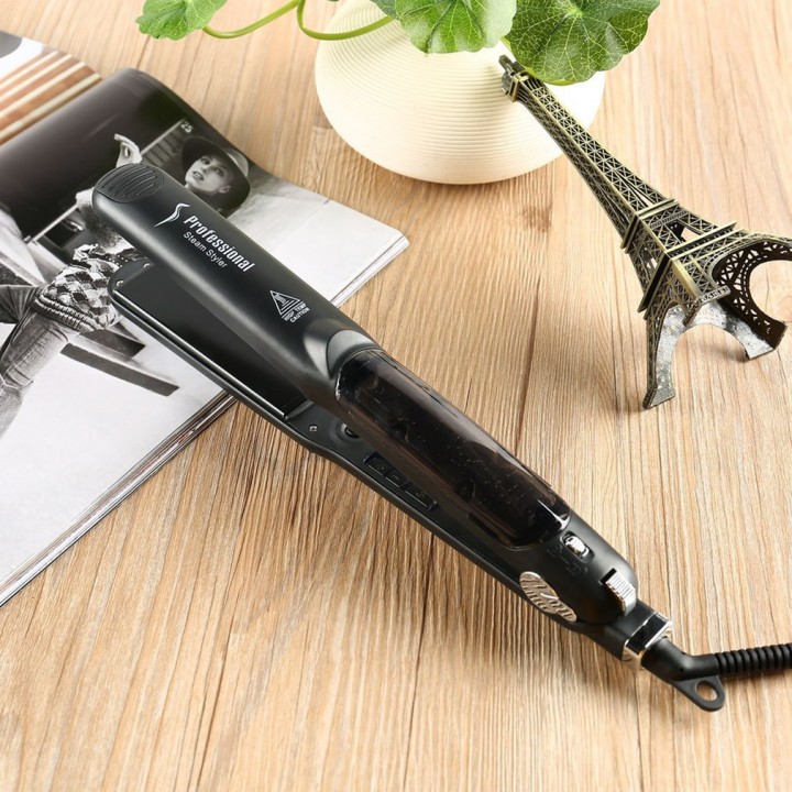 Ceramic Vapor Steam Hair Straightener Hair Salon Steam Styler Styling Tool