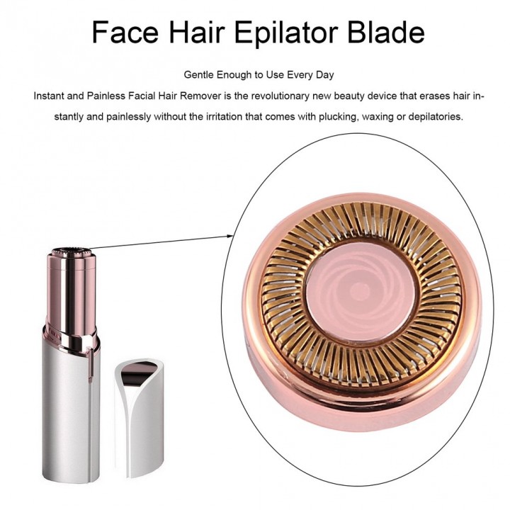 Women Electric Face Hair Epilator Blade for Razor Depilator Lipstick Shaving Tool