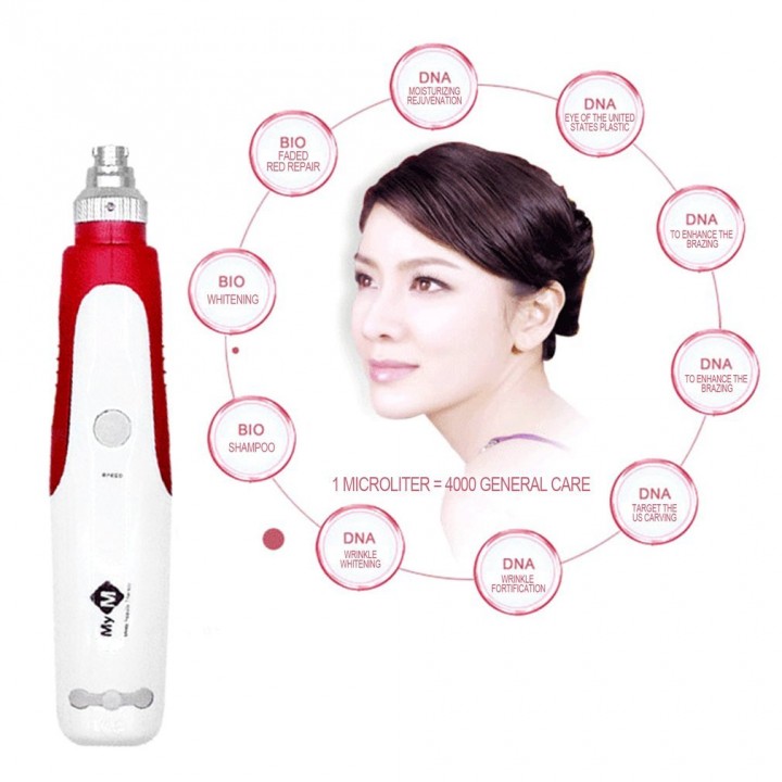 Derma Stramp Electric Pen for Anti-Wrinkle Acne-treatment Essence-absorbing