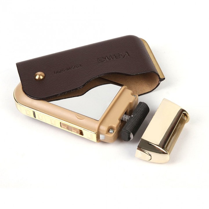 Mini Electric Rechargeable Shaver Beard Trimmer Reciprocating Single Blade