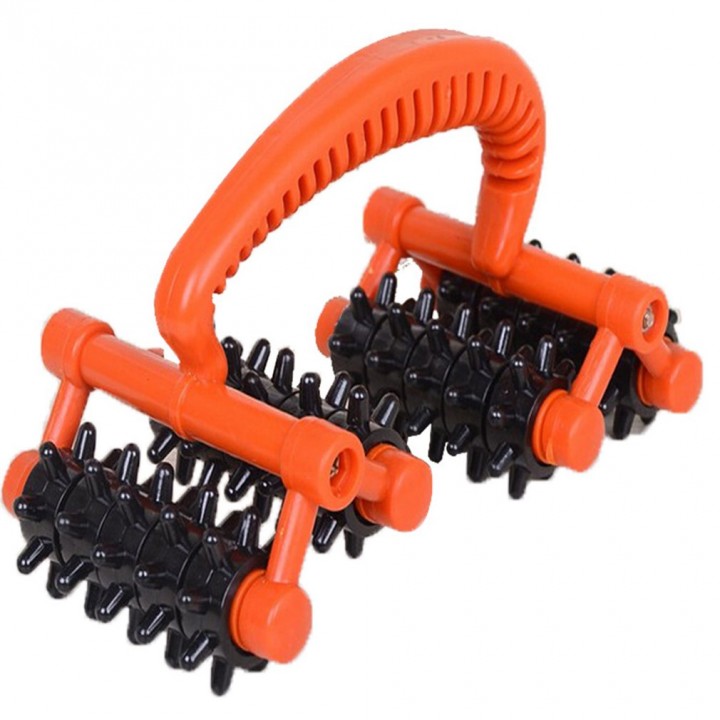 Manual Lunar Rover Back Massager Full Body Cervical Vertebra Massage Roller