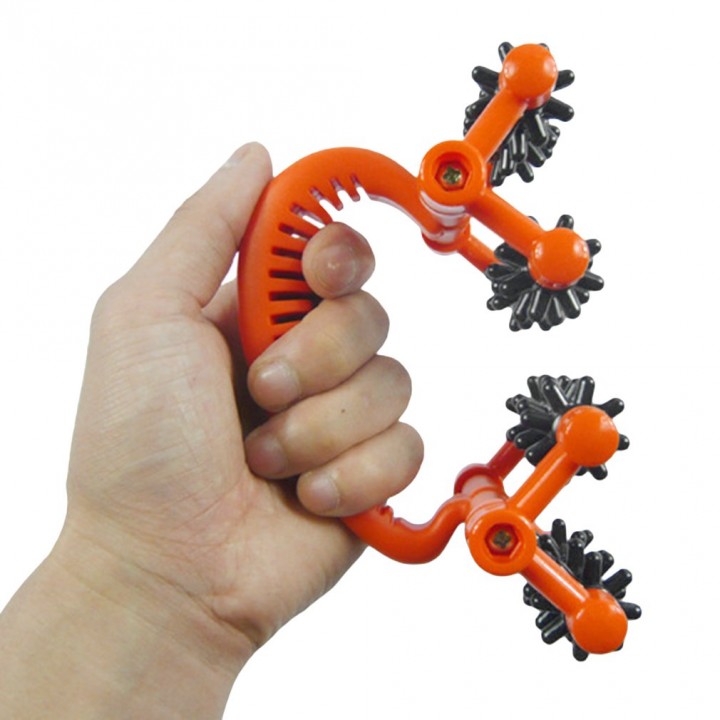 Manual Lunar Rover Back Massager Full Body Cervical Vertebra Massage Roller