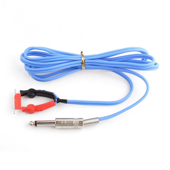Wear-resistant Silicone Clip Cord For Tattoo Machine Gun Power Supply 2.4m