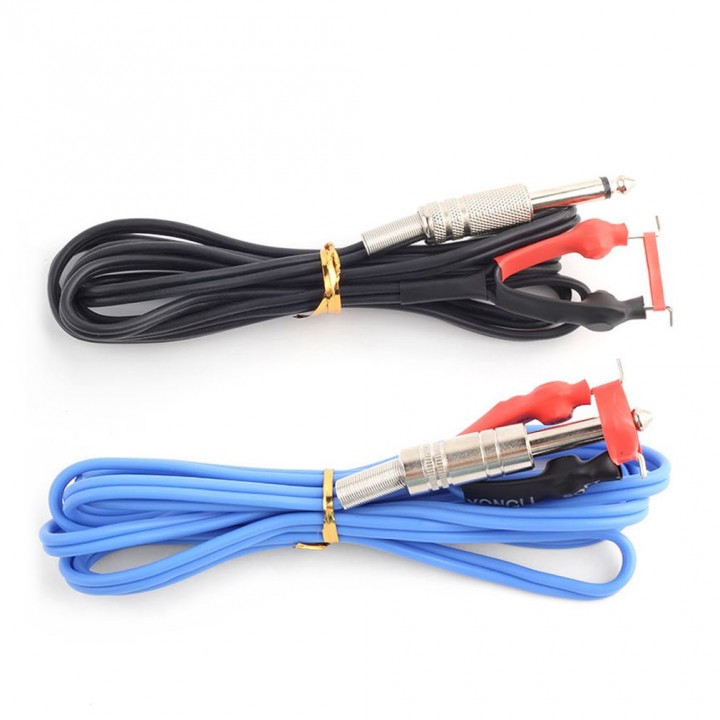 Wear-resistant Silicone Clip Cord For Tattoo Machine Gun Power Supply 2.4m