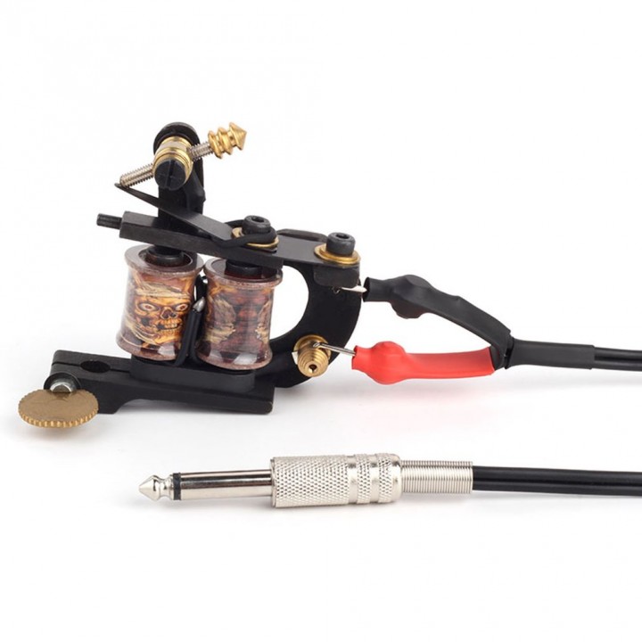 Wear-resistant Silicone Clip Cord For Tattoo Machine Gun Power Supply 2.4m