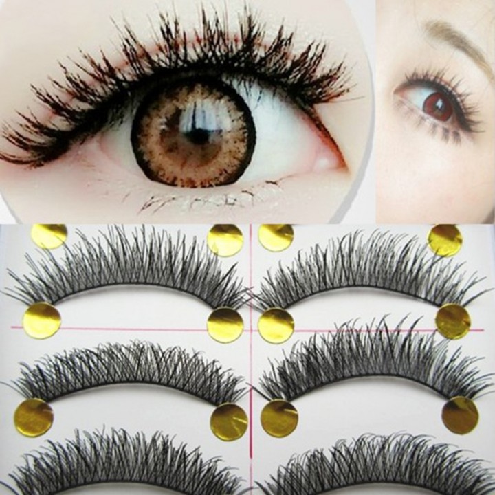 M14 Handmade False Eyelash Without Trace Transparent Stem Pure Manual