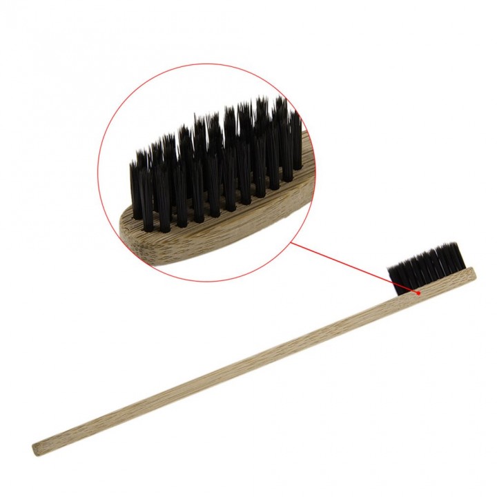 3pcs/set Environment-friendly Toothbrush Bamboo Toothbrush Soft Bamboo Fibre